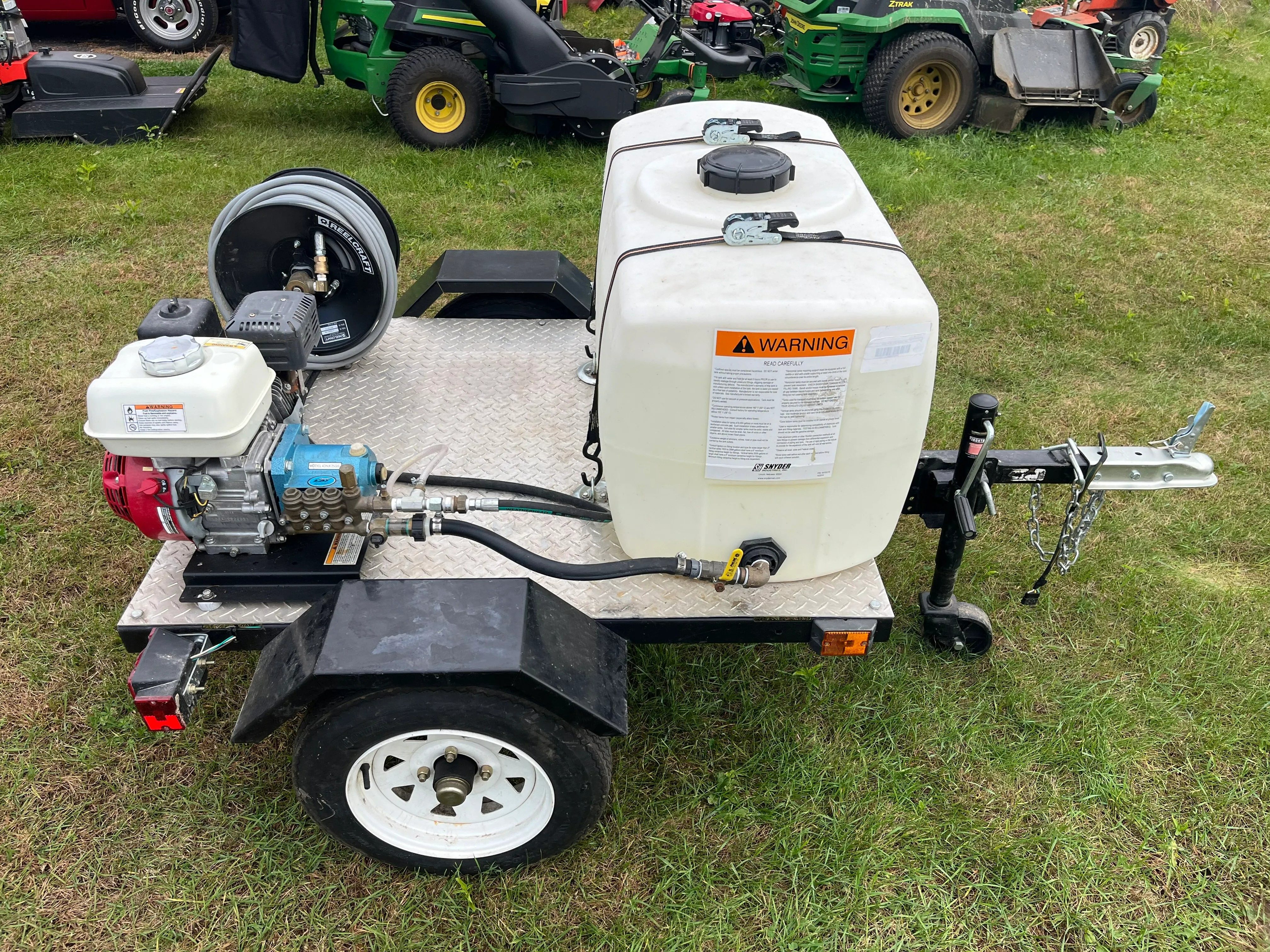 Portable pressure washer trailer rental in Eau Claire WI - specialty equipment rental